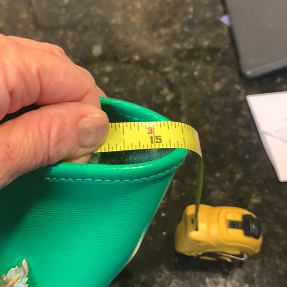 LAUREN TOTE GEMS JEWELS GREEN EMBELLISHED - Picture 12 of 16